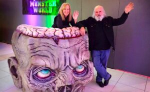 1 Distortions Monster World Founders l to r Marsha Taub Edmonds and Ed Edmunds with Distortions Unlimited Experiential adventure Distortions Monster World now open at Denver Pavilions