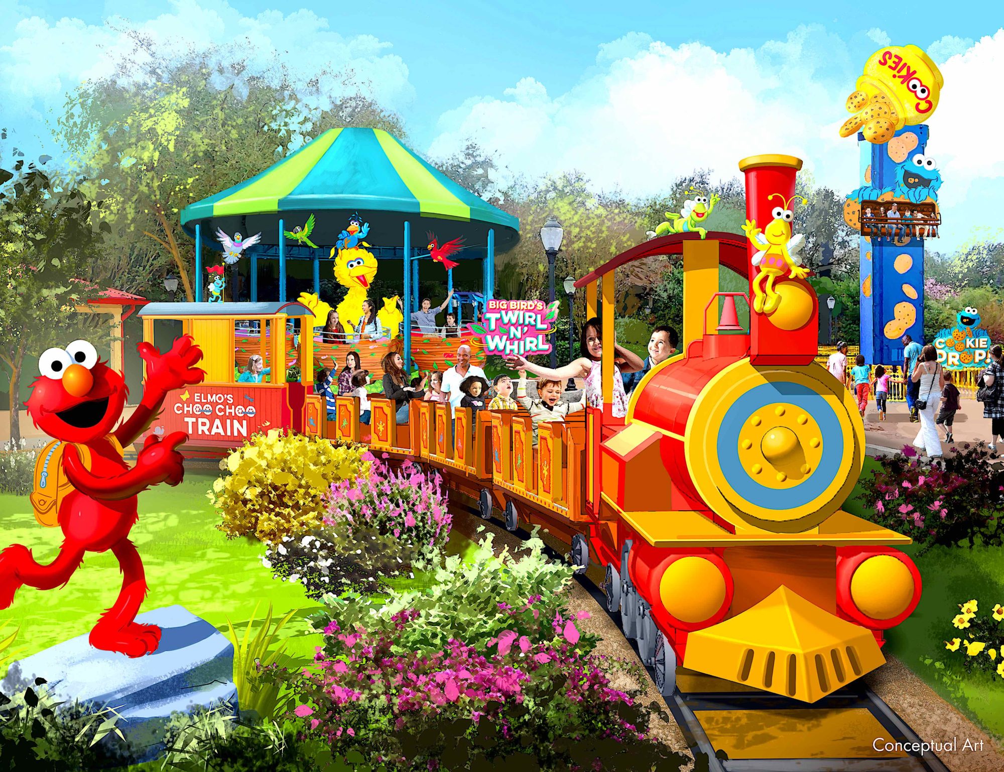 Sesame Street at SeaWorld Orlando opening March 27