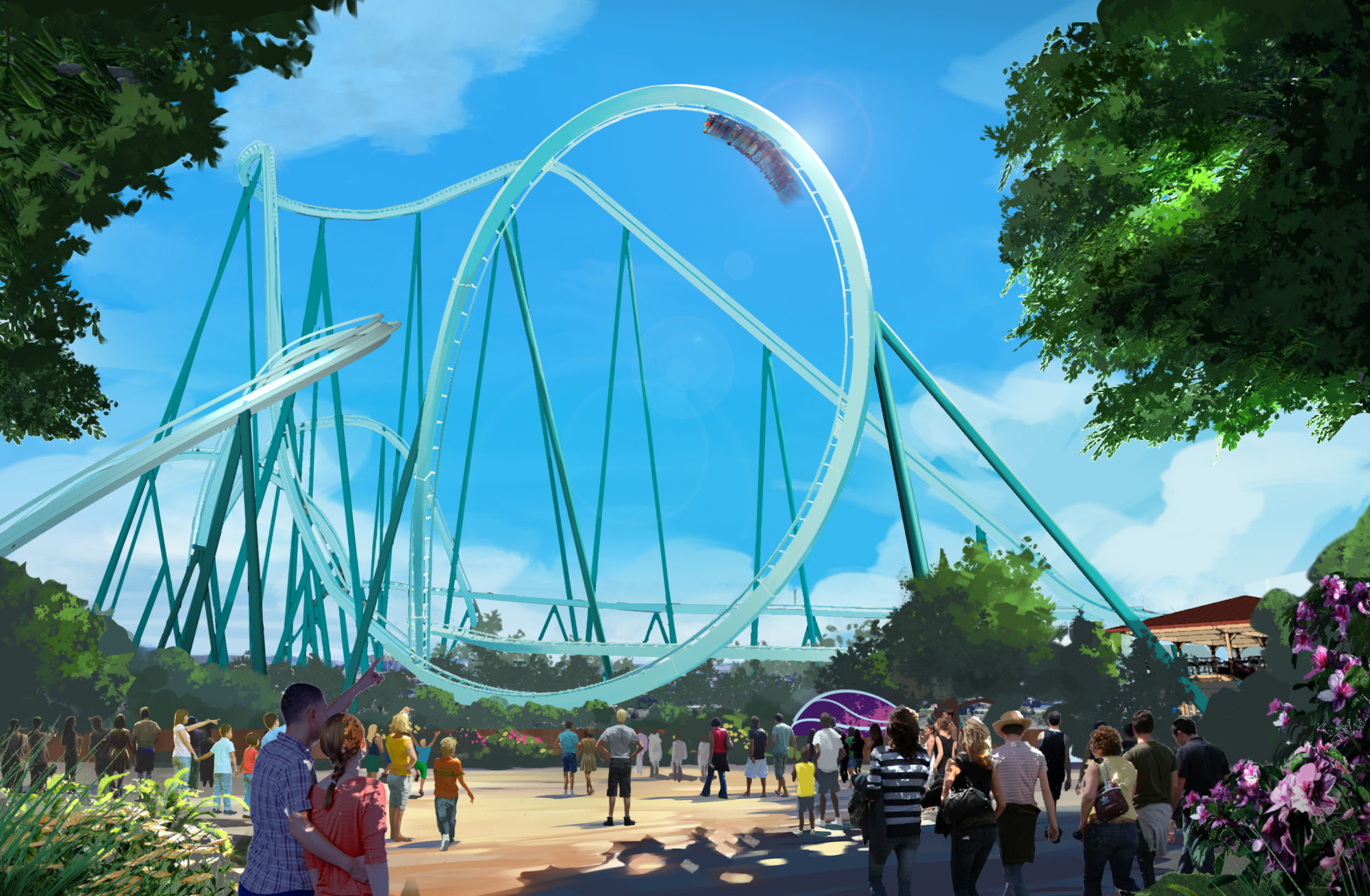 Dive Coaster set for SeaWorld San Diego