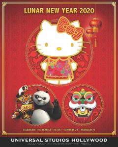15 USH Lunar New Year 2020 Logo Universal Studios Hollywood celebrates Lunar New Year and the 'Year of the Rat'