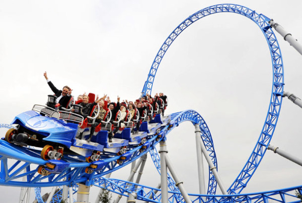 PK Europa-Park: Neue Achterbahn "Blue Fire"