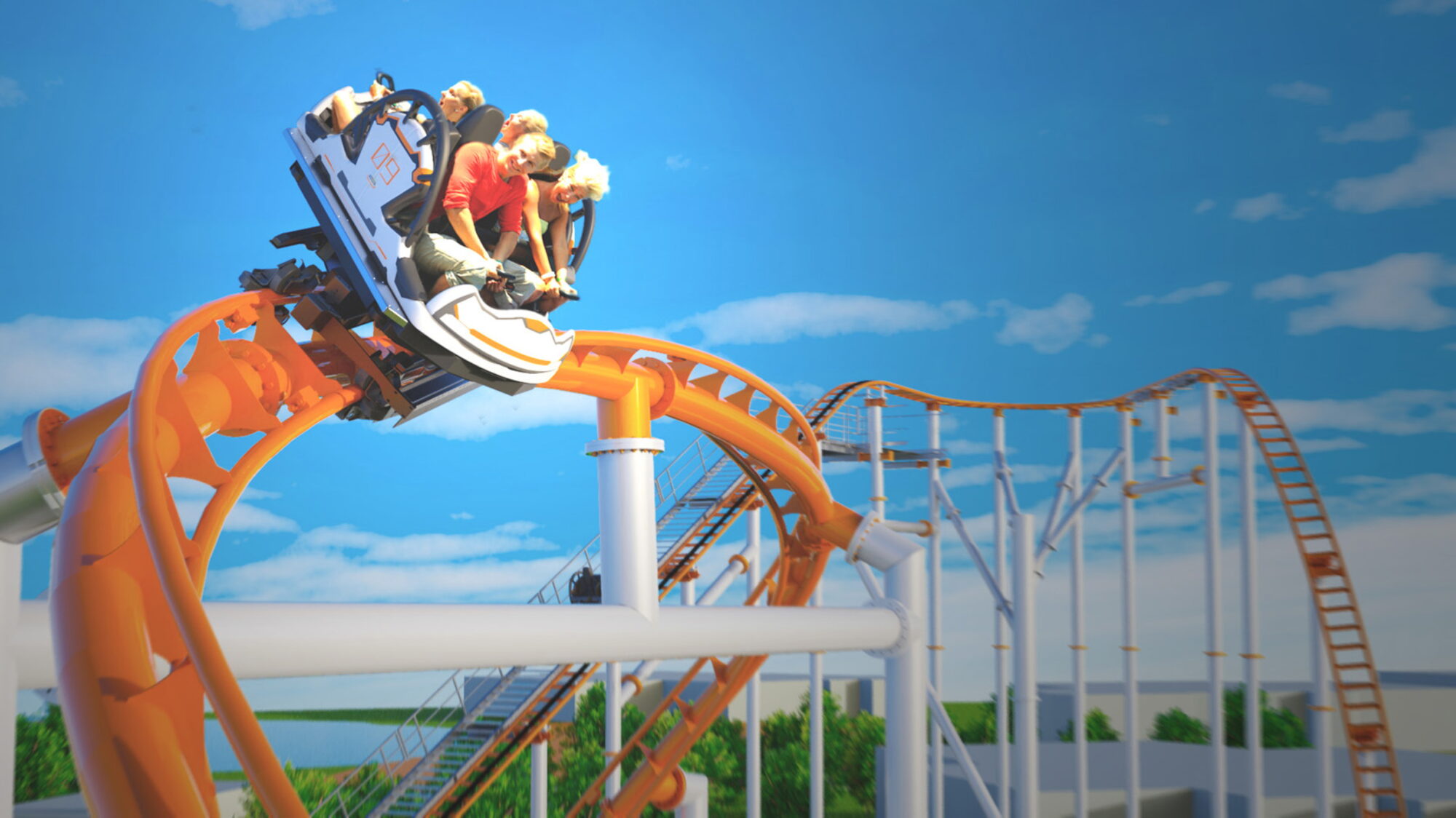 China spins: Loops without an inversion