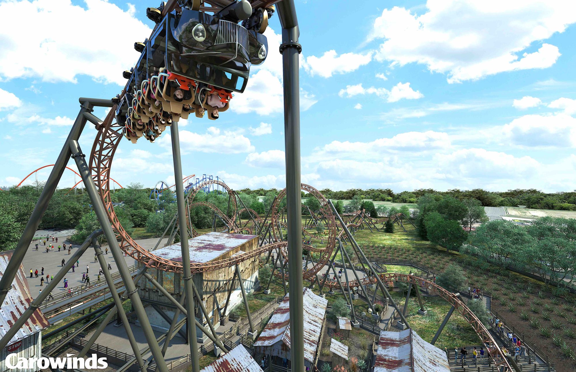 6 Copperhead Strike Hang time Carowinds to Add Copperhead Strike Double Launch Coaster
