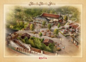 800 efteling schets bakkerij op max moritz plein New artisanal bakery for Efteling theme park in 2021