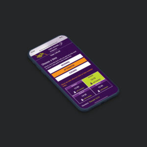 Booking system on phone Global Launch Of Clip ‘N Climb’s Branded Website And Booking System