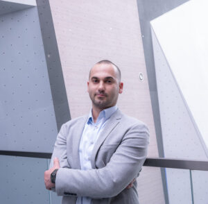 Dian Deskov Techtopia A game-changing device uses AI to maximise safety in climbing gyms
