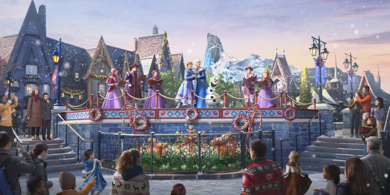For the first time, the magic of Christmas extends to world of Frozen