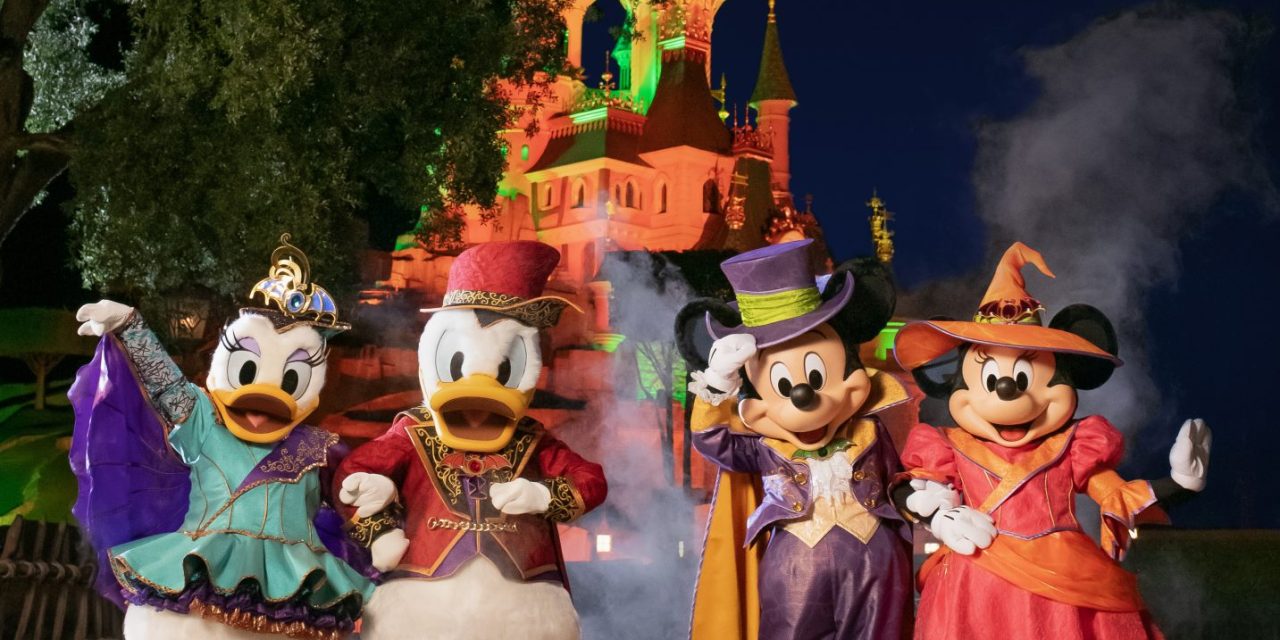 Mickey and friends celebrate the return of Disney Halloween Festival at Disneyland Paris