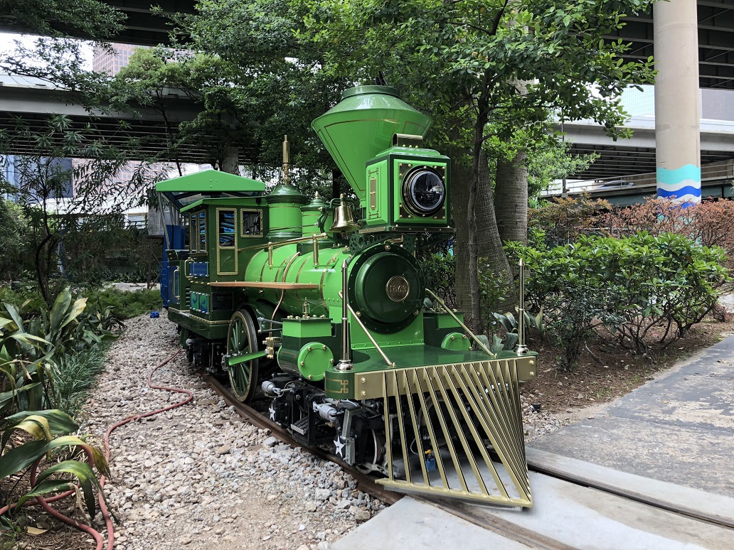 Electric C.P Huntington Train makes its Houston debut