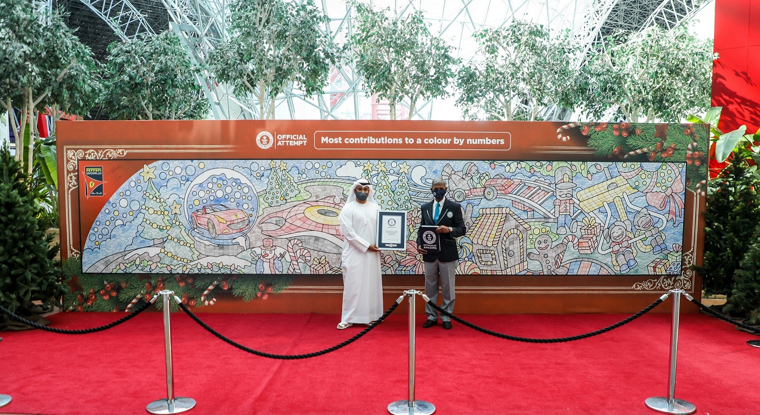 Ferrari World Abu Dhabi and Warner Bros. World Abu Dhabi break new GUINNESS WORLD RECORDS titles