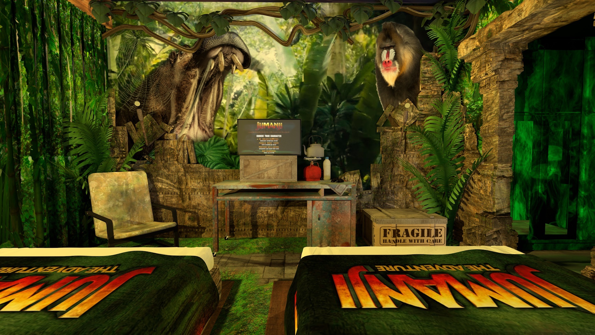 Together with the world’s first JUMANJI themed ride, four fully themed rooms are coming to Gardaland Hotel