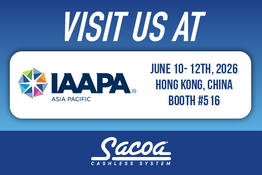 Boost FEC Revenues: Meet Sacoa Cashless System at IAAPA Expo Asia 2026