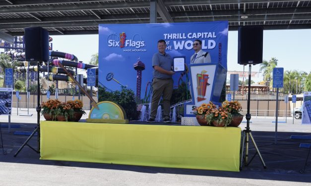 Six Flags Magic Mountain energises landmark solar carport project at start of national energy awareness month