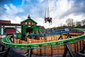 Max train arrives at Efteling Efteling’s new ride, Max & Moritz, nears completion