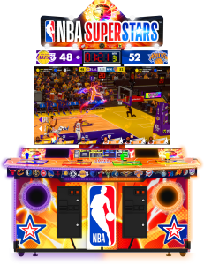 NBA Superstars Cabinet Render Front Betson Enterprises to Showcase Top Product at 2024 International Bowl Expo
