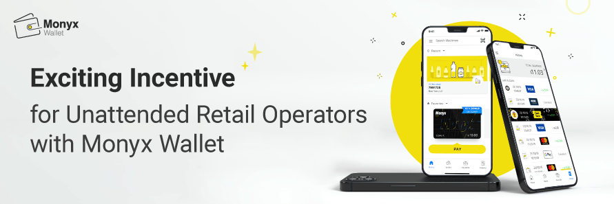 Nayax backs Monyx Wallet with incentive for unattended retail operators