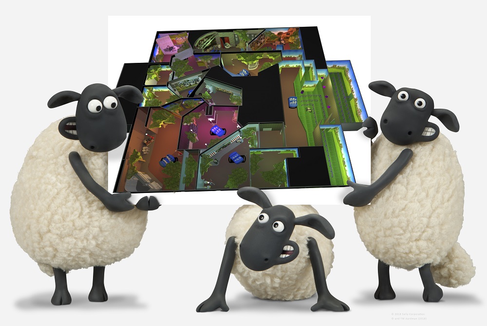 New baa rmy Shaun the Sheep ride The Shaun the Sheep dark ride is flexible in size and configuration Copy New baa-rmy Shaun the Sheep ride