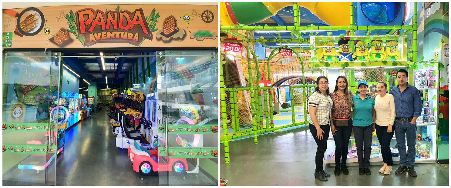 Panda Aventura in Colombia implements Semnox Parafait