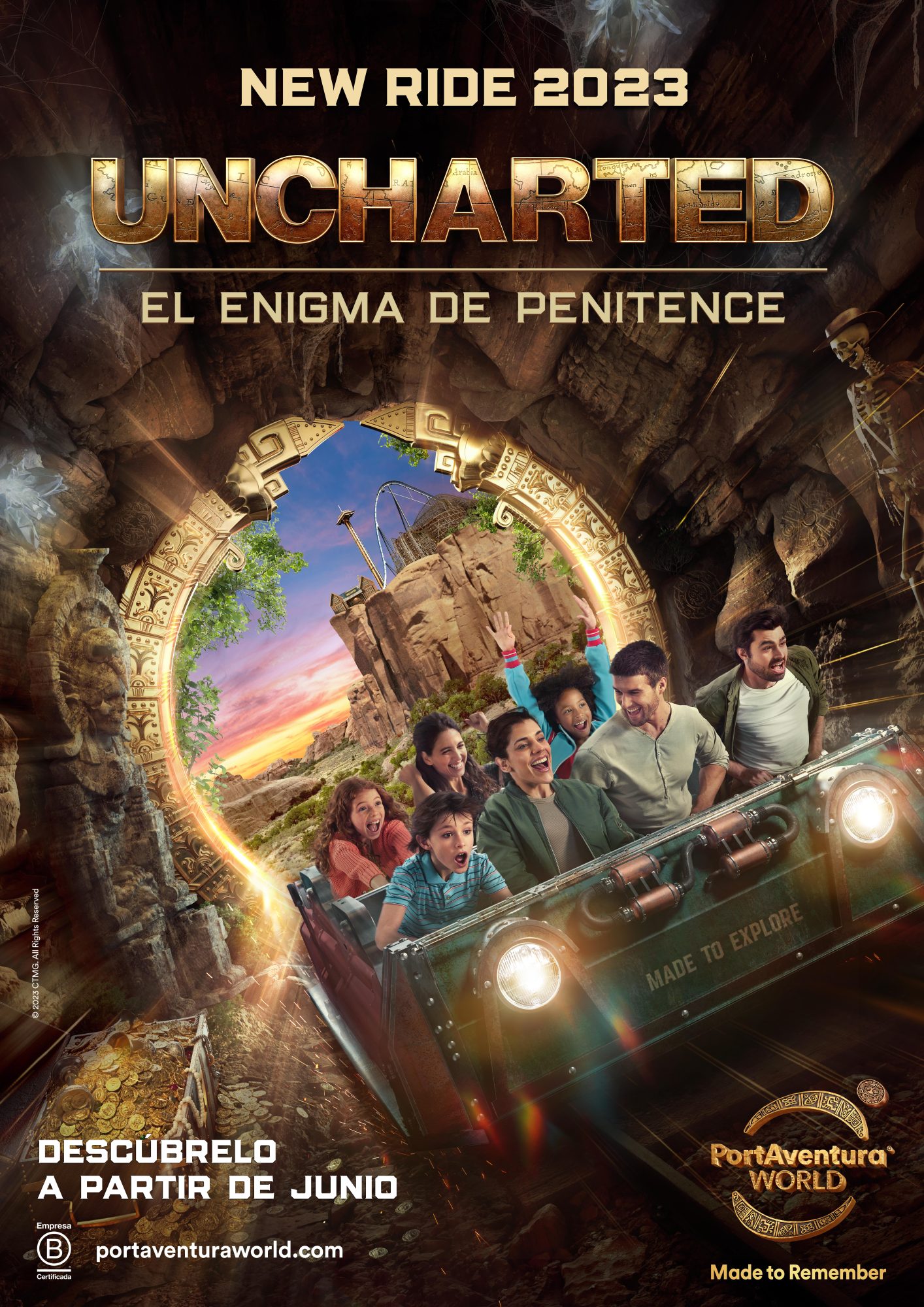 PortAventura World opens Uncharted-inspired coaster