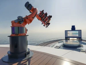 Robotron on board msc seascape 3 MSC Cruises to debut new interactive thrill ride