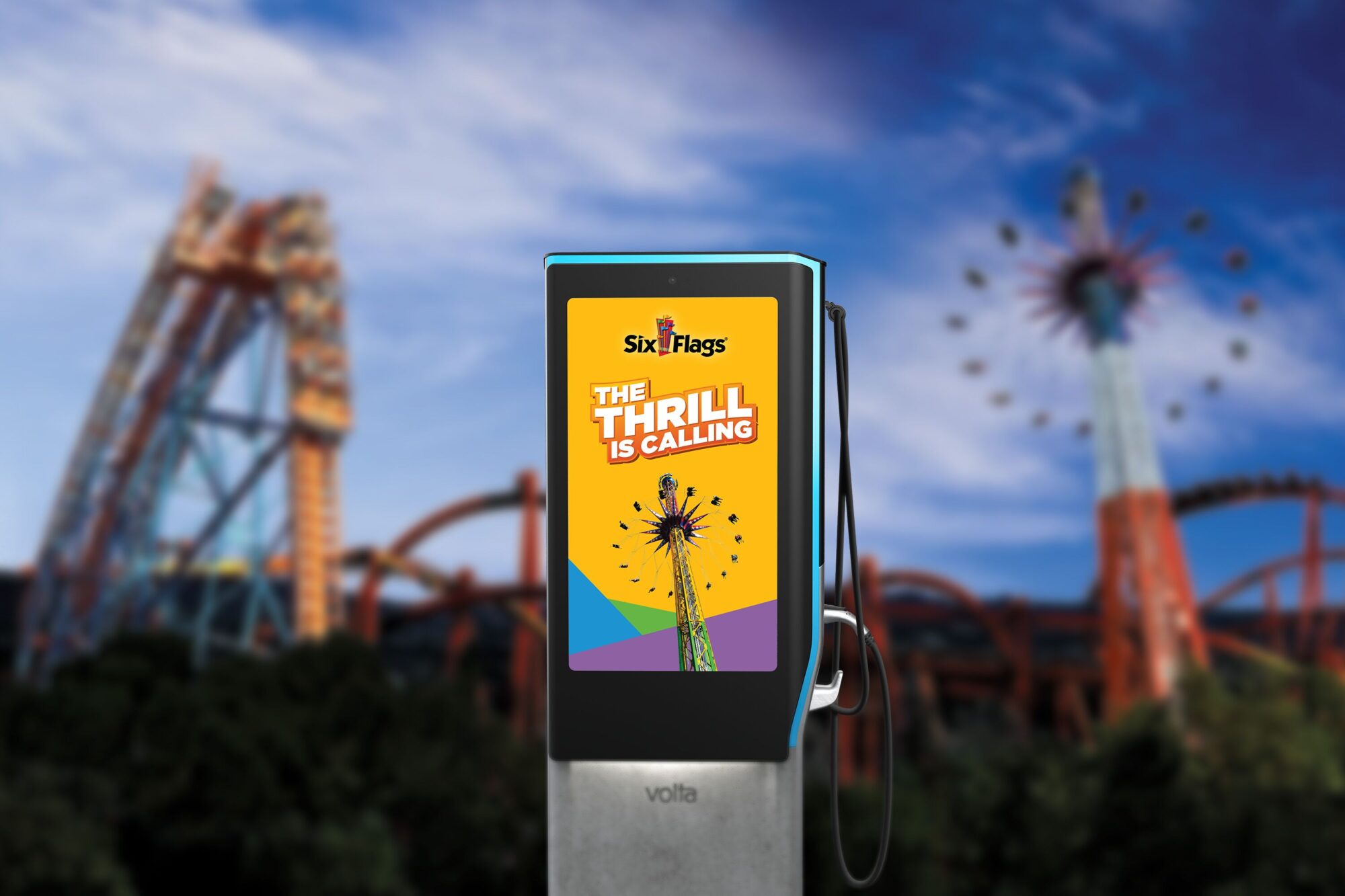Volta Partners with Six Flags Entertainment Corporation to provide electric vehicle charging