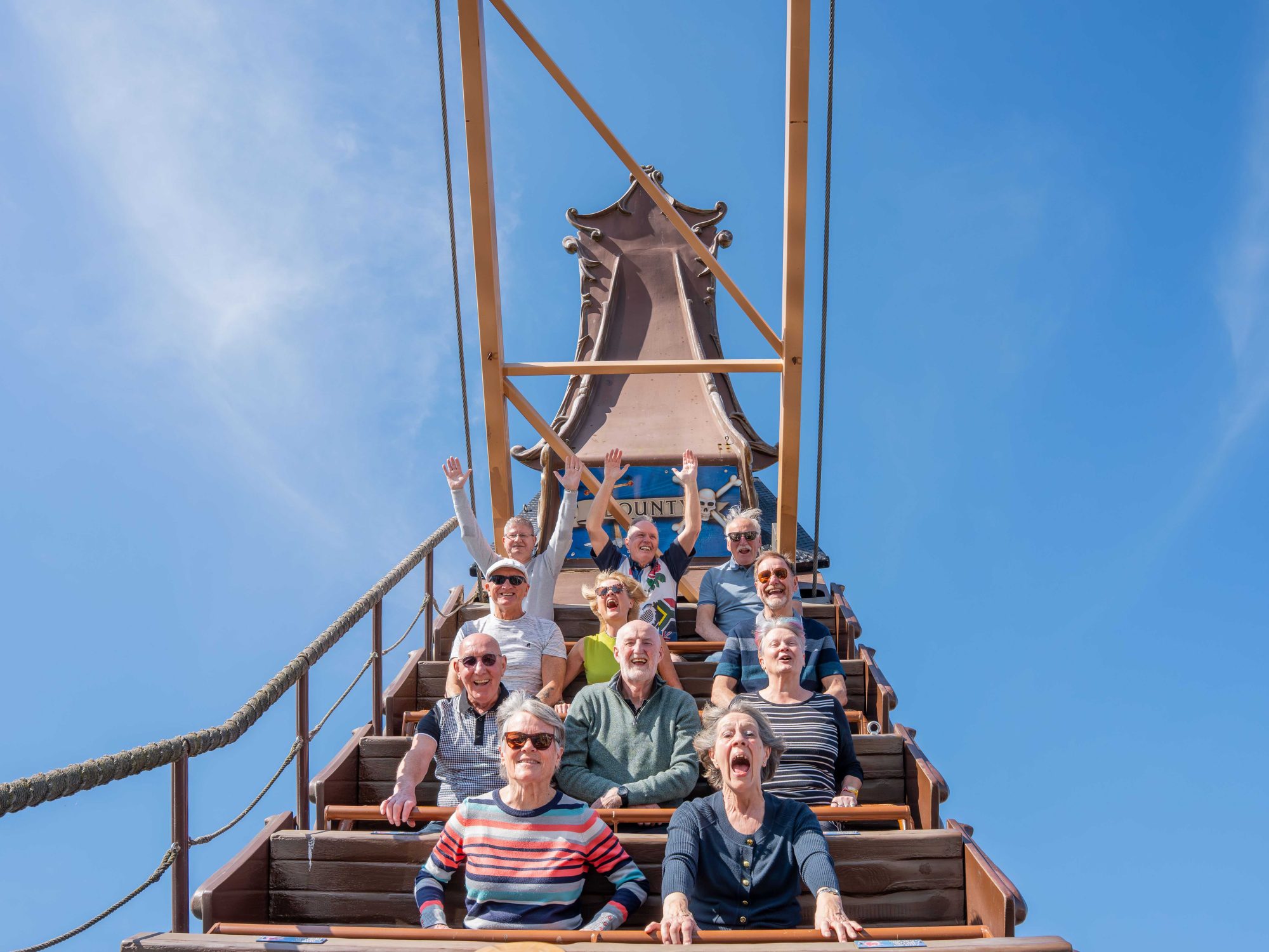 Age-defying thrill-seekers take on Drayton Manor