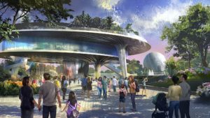 WDW Epcot New Pavilion Historic transformation of Epcot underway at Walt Disney World Resort