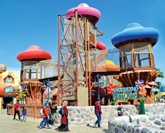 Woodland Play Park Smurfs Village copy WhiteWater at Motiongate Dubai