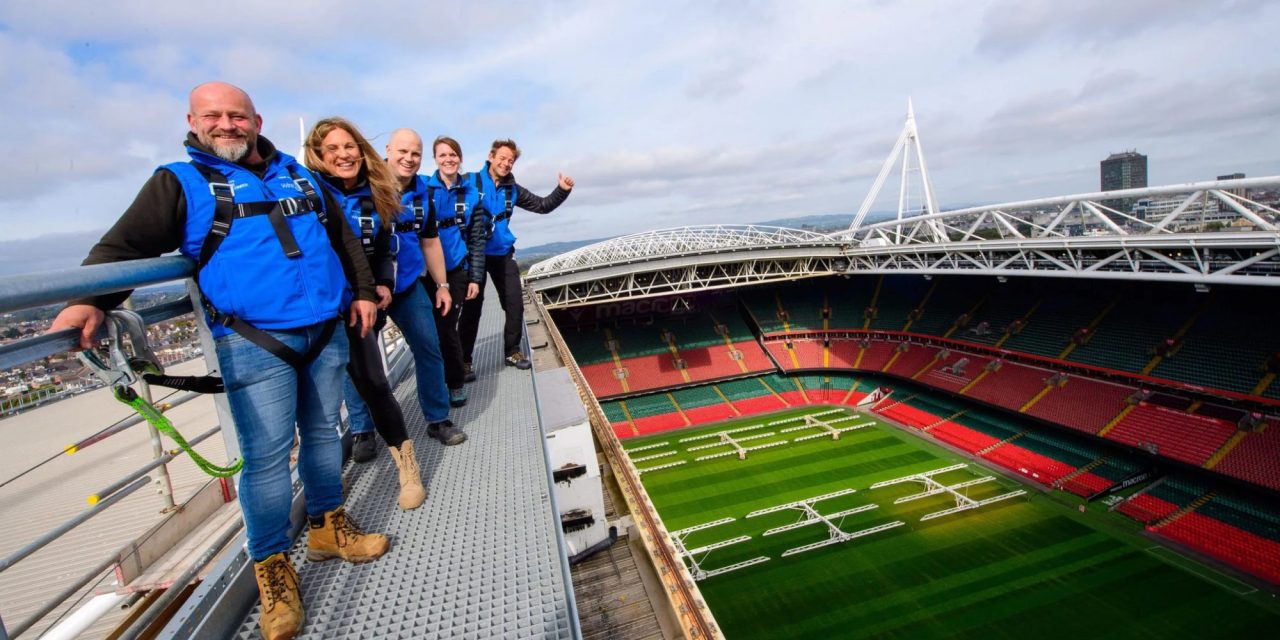 Zip line returns to Principality Stadium