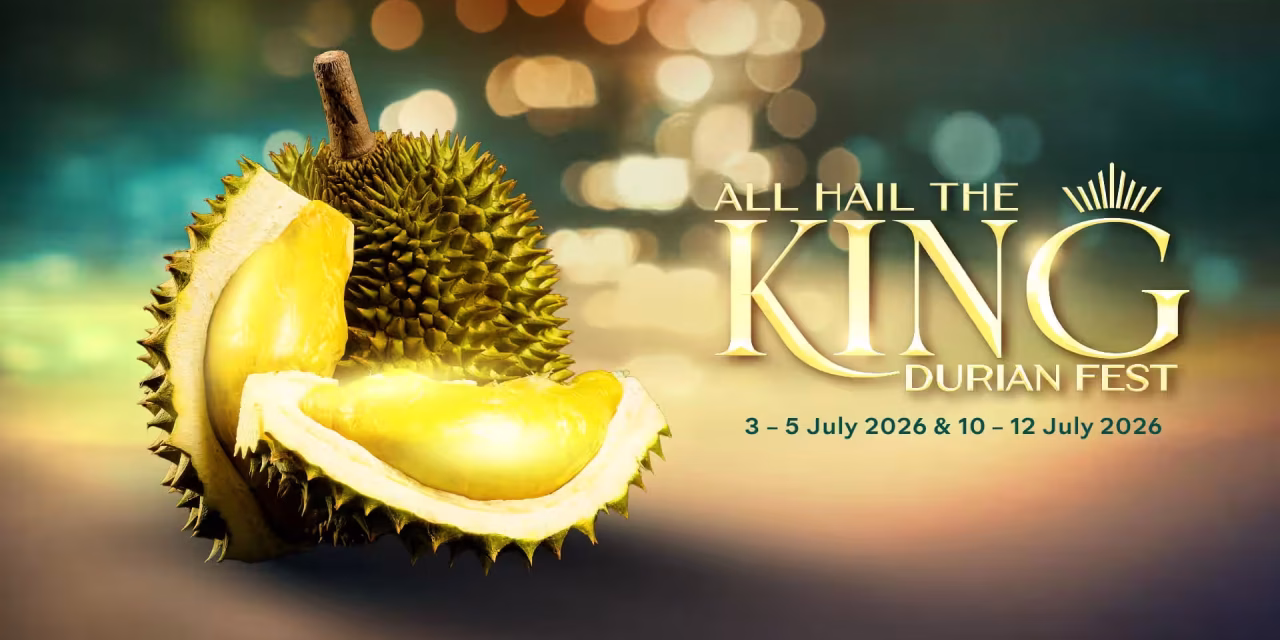 All Hail the King Durian Fest makes its majestic return to Adventure Cove Waterpark at RWS