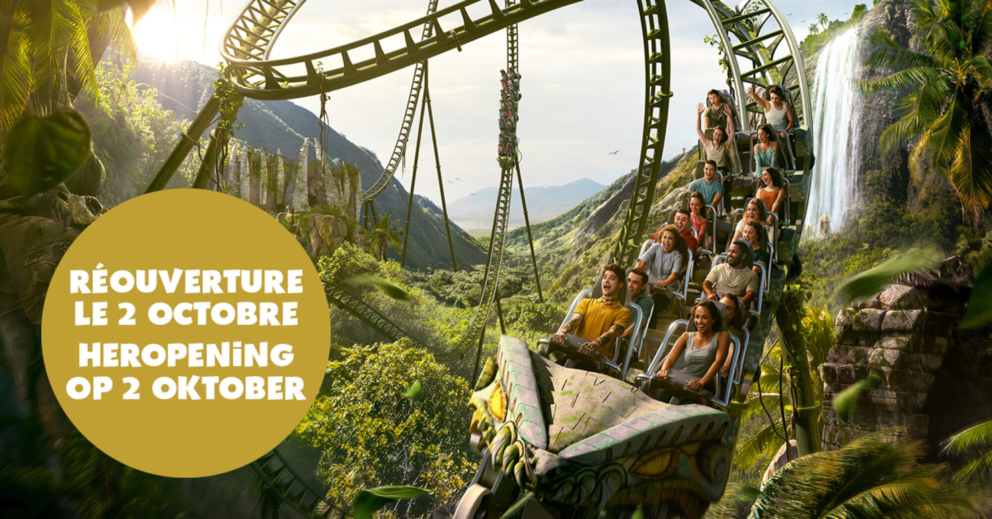Walibi Belgium will open its doors 2 October