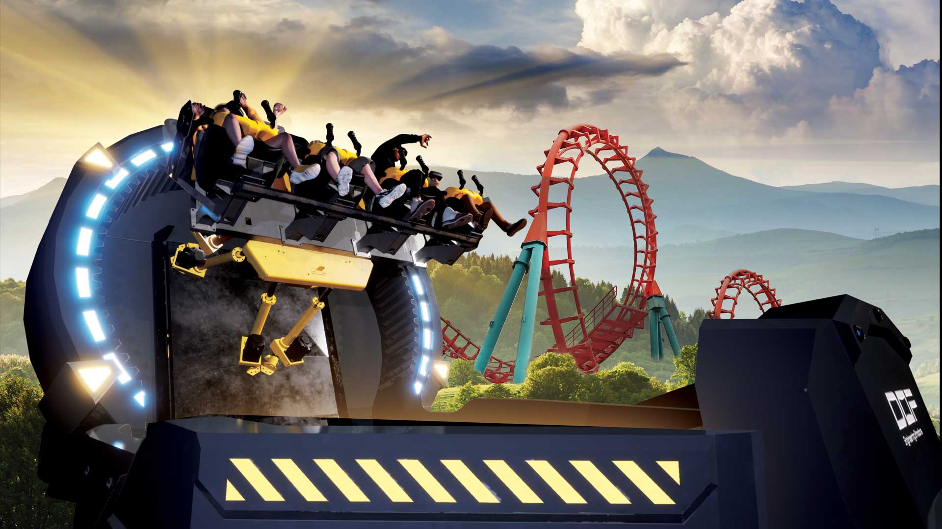 DOF Robotics exhibiting at IAAPA Asia