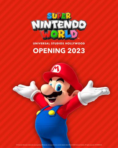 First SUPER NINTENDO WORLD in the US to open at Universal Studios Hollywood in 2023
