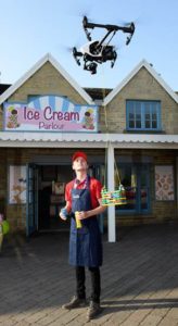 image009 ‘Ice Cream Cone Drone’ delivery service lands at the LEGOLAND Windsor Resort