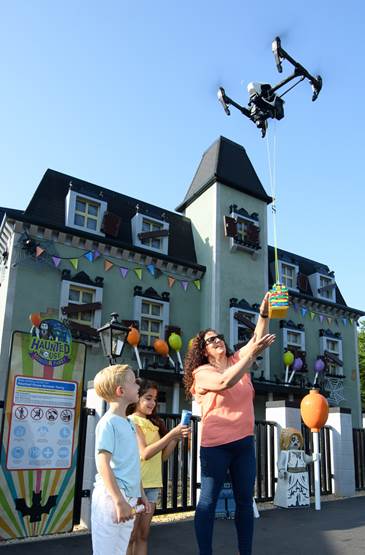 ‘Ice Cream Cone Drone’ delivery service lands at the LEGOLAND Windsor Resort