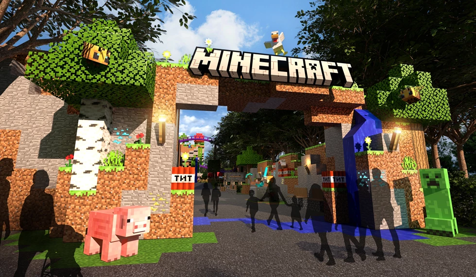 Minecraft In Real Life: Merlin Entertainments And Mojang Studios Partner