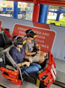 legoland malaysia Guests getting reading to embark on The Great LEGO Race web World's first Lego VR roller coaster at Legoland Malaysia