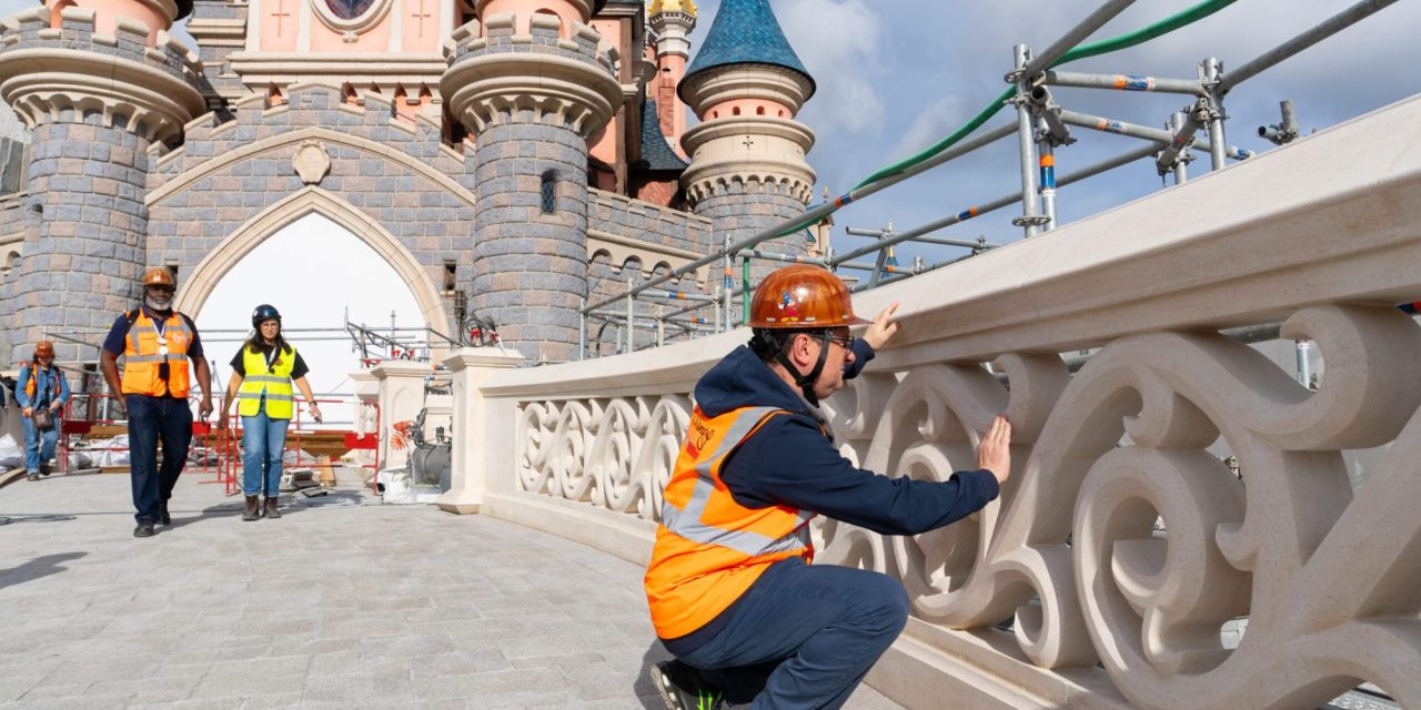 Disneyland Paris unveils refurbished Sleeping Beauty Castle Bridge