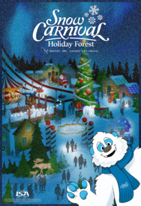 snow carnival forest 4 Snow Carnival Holiday Forest to debut at M Resort Spa Casino