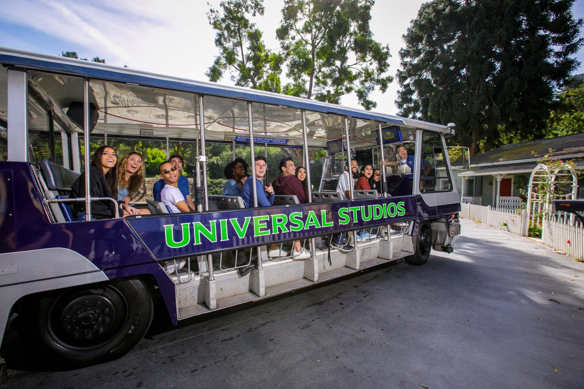 Universal Studios Hollywood rolls out first electric trams