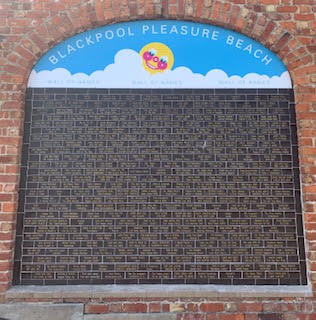 Have your name immortalised on Blackpool Blackpol Pleasure Beach’s wall of names