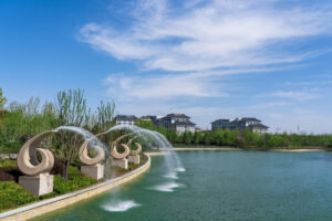 北京环球度假区景观水系 Universal Beijing Resort world's first theme park resort destination to earn prestigious LEED certification for Cities and Communities
